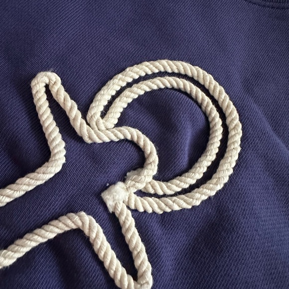 J. Crew Navy Anchor Sweatshirt - Picture 4 of 6